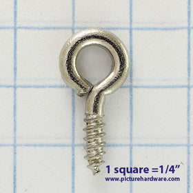HH38 - 100 Pack - Small Screw Eyes (214-1/2)