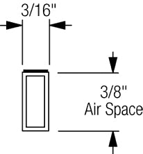 FS36 - 10 feet - 3/8 inch EconoSpace - Clear