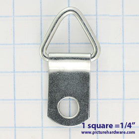 HH20 - 100 Pack - 1-Hole Triangle D-ring Hangers
