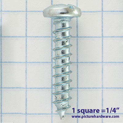 SA06 - 100 Pack - #10x1 inch Pan Head Screws | Picture Hardware